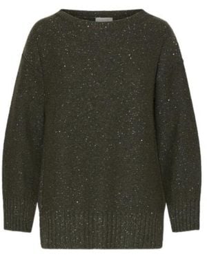 Marella Straight-Fit Cashmere-Blend Jumper - Green