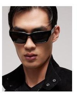Gucci Rectangular-Frame Sunglasses - Black