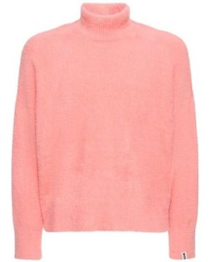 Bonsai High-Necked Sweater - Pink