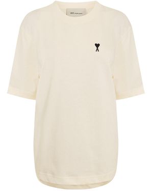 Ami Paris Fit Oversized T-Shirt - White