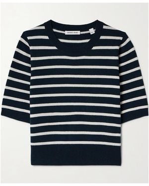 Veronica Beard Striped Cashmere Jumper - Blue