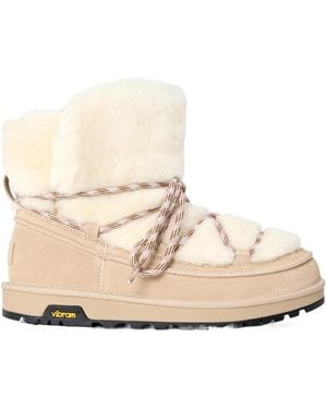 UGG Plush Lace-Up Snow Boot - Natural
