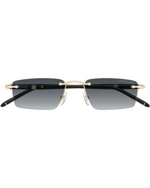 Montblanc Eyewear Rectangle Frame Sunglasses - Multicolour