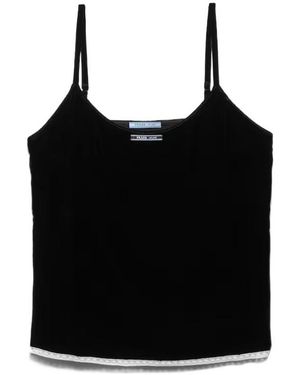 Prada Velvet Top - Black