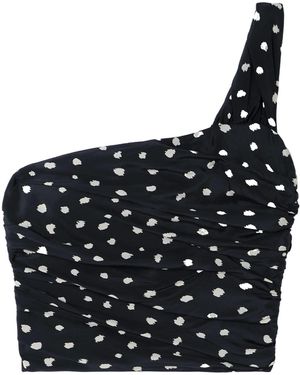 Blazé Milano One-Shoulder Top - Black