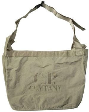 C.P. Company Lafrimah Solid Colour Paper Tote Bag - Grey