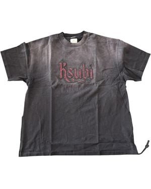 Ksubi Embroidered Logo T-Shirt - Grey