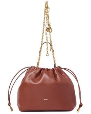 Chloé Drawstring Shoulder Bag - Pink