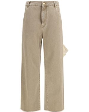 DARKPARK Sienna Loose Side Split Jeans - Natural