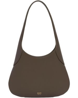 KHAITE Logo Printed Tote Bag - Brown