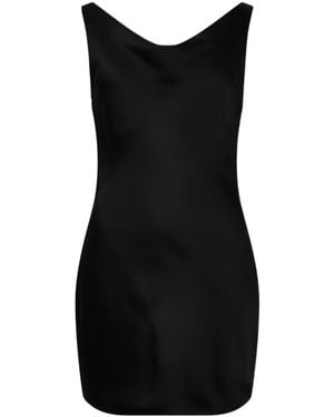 Norma Kamali Maria Mini Dress - Black