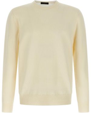 Zanone Giro Flexwool Sweater - White