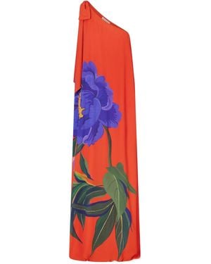 Borgo De Nor Crepe Maxi Dress - Red