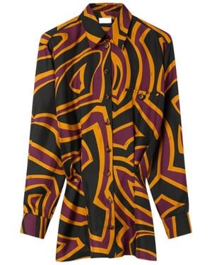 PUCCI Iride Print Lurex Dress - Multicolor