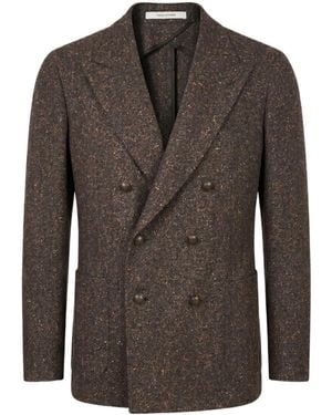 Tagliatore Double-Breasted Coat - Brown
