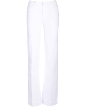 PAIGE Belt-Strap Jeans - White