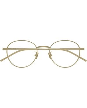 Bottega Veneta Eyewear Oval Frame Glasses - White