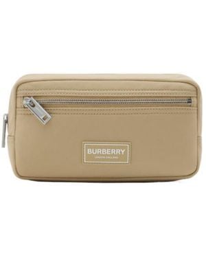 Burberry Zipper Storage Bag - Natural
