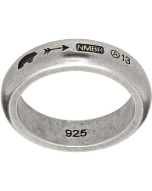NUMBERING Circular Ring - Metallic