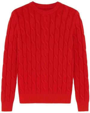 Jacob Cohen Long-Sleeved Crewneck Jumper - Red