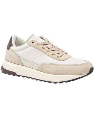 Calvin Klein Low-Top Lace-Up Trainers - White