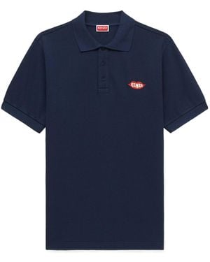 KENZO Loves' Slim Polo - Blue