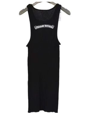 knee length dresses for ladies Pre-Order) Deadly Doll Chrome Tank Mini Dress – Luxechic Couture main image 0