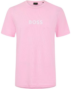 BOSS Casual Cotton Tshirt - Pink