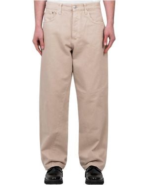 sunflower Pantalon Wide Belt Loop Casual Trousers - Natural