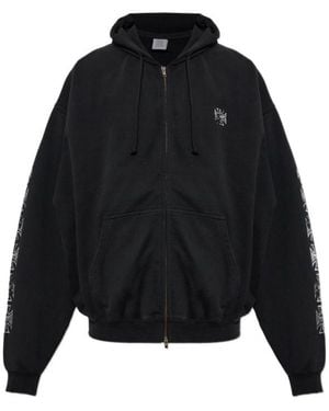 Vetements Long-Sleeved Hoodie - Black