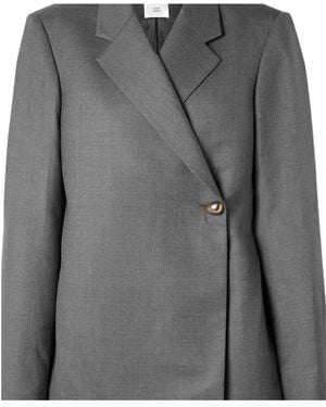 Adam Lippes Oversized Dropped Shoulder Blazer - Grey