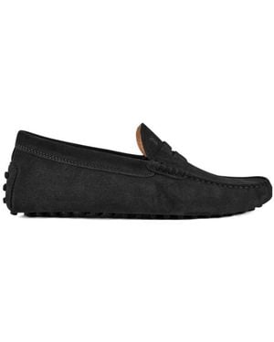 Tod's Logo Business Casual Shoes - Black