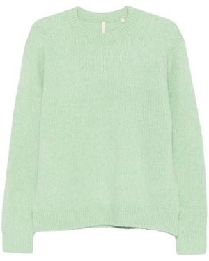 sunflower Ribbed Crew-Neck Jumper - Green