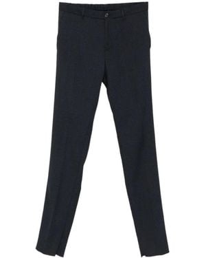 Incotex Micro-Patterned Trousers - Blue