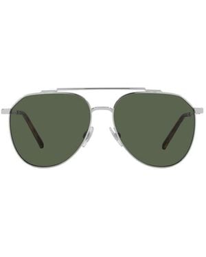 Dolce & Gabbana Eyewear Aviator Sunglasses - Green