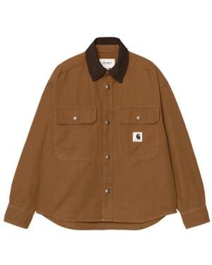 Carhartt Prescott Corduroy-Collar Jacket - Brown