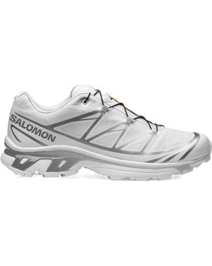 Salomon Lab Salomon Xt-6 Logo Printed Trainers - Grey