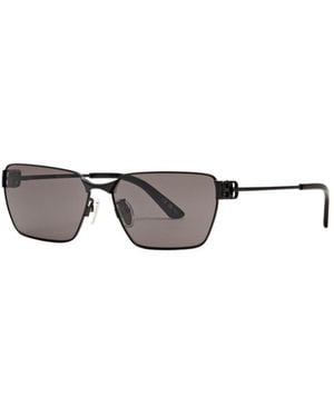 Balenciaga Rectangle-Frame Sunglasses - White