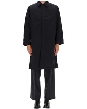 sunflower Long-Sleeved Collared Coat - Black