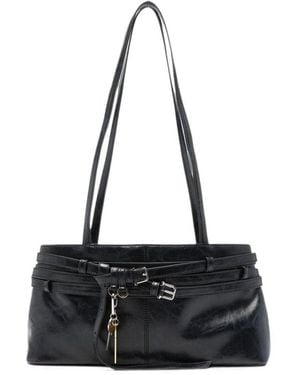 OSOI Belted Shoulder Bag - Black