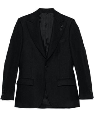 Lardini Linen Blazer - Black