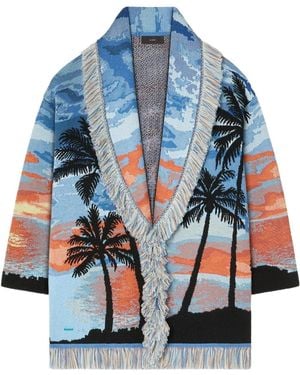 Alanui Hawaiian Sunset Cardigan - Blue