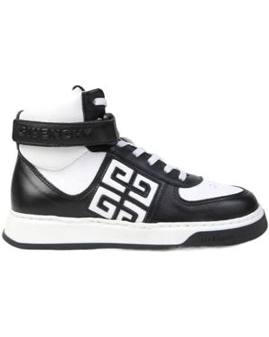 Givenchy Round Head High-Top Sneakers - Black