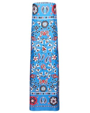 Tory Burch Tube Top Mid-Length Dress - Blue