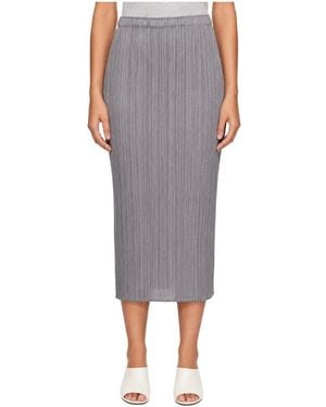 Pleats Please Issey Miyake Basic Skirt - Grey