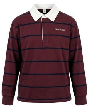 Sporty & Rich Polo Shirts - Red