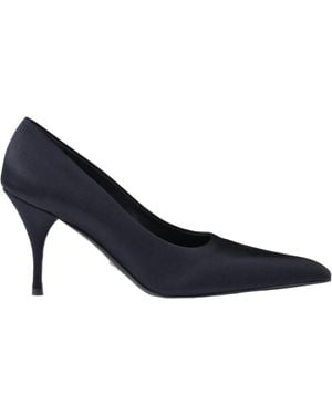 Prada Pointed Toe Slip-On Court Shoes - Blue