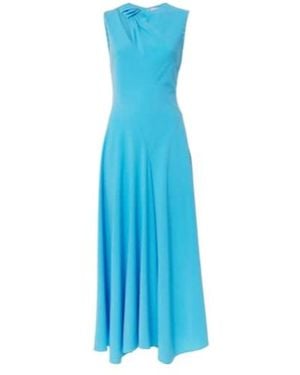 ROKSANDA Alma Crêpe Midi Dress - Blue