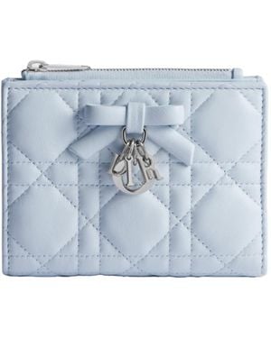 Dior Lady Dahlia Wallet - Blue