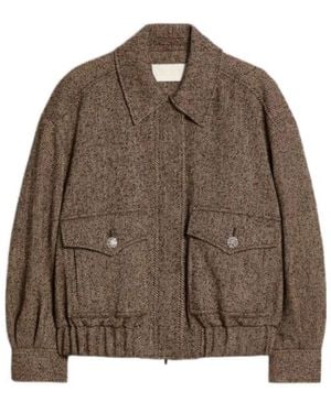 iBlues Tweed Jacket - Brown